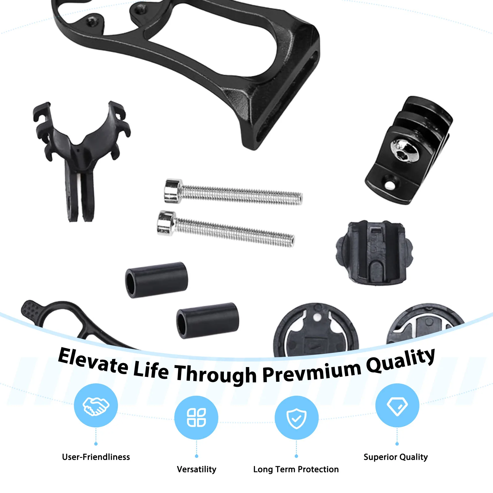 Estante Universal para ordenador de montaña, soporte de extensión de luz para bicicleta, herramienta Universal de modificación para bicicleta, accesorios para ciclismo al aire libre - imagen 4