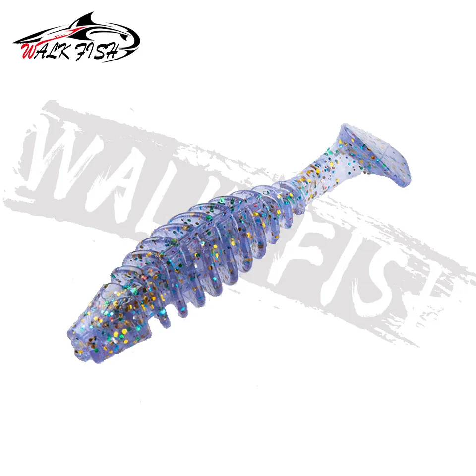 WALK FISH-señuelo flotante para pesca de lubina, señuelo suave Artificial, Wobblers, Swimbait, accesorios para lubina, 6 piezas, 6,5 cm, 2,3g, nuevo - imagen 4