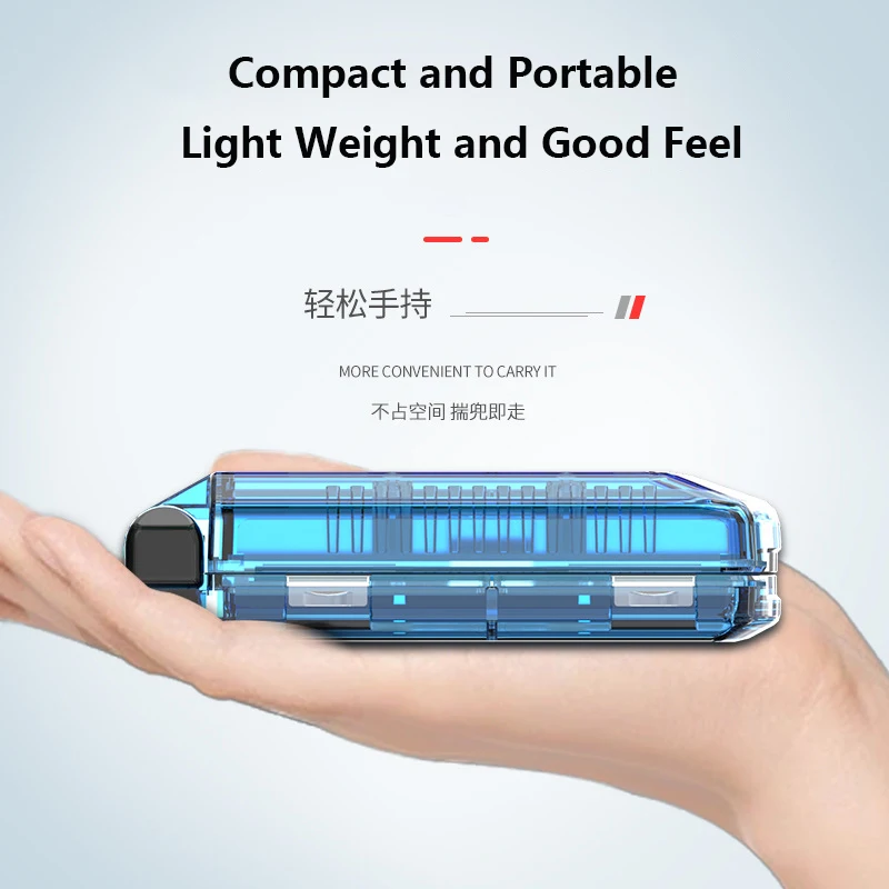 Caja de accesorios portátil para pesca, caja de aparejos de pescador, cajas de cebo de plástico, organizador de anzuelos, herramienta de almacenamiento para carpa, artículos de pesca - imagen 4