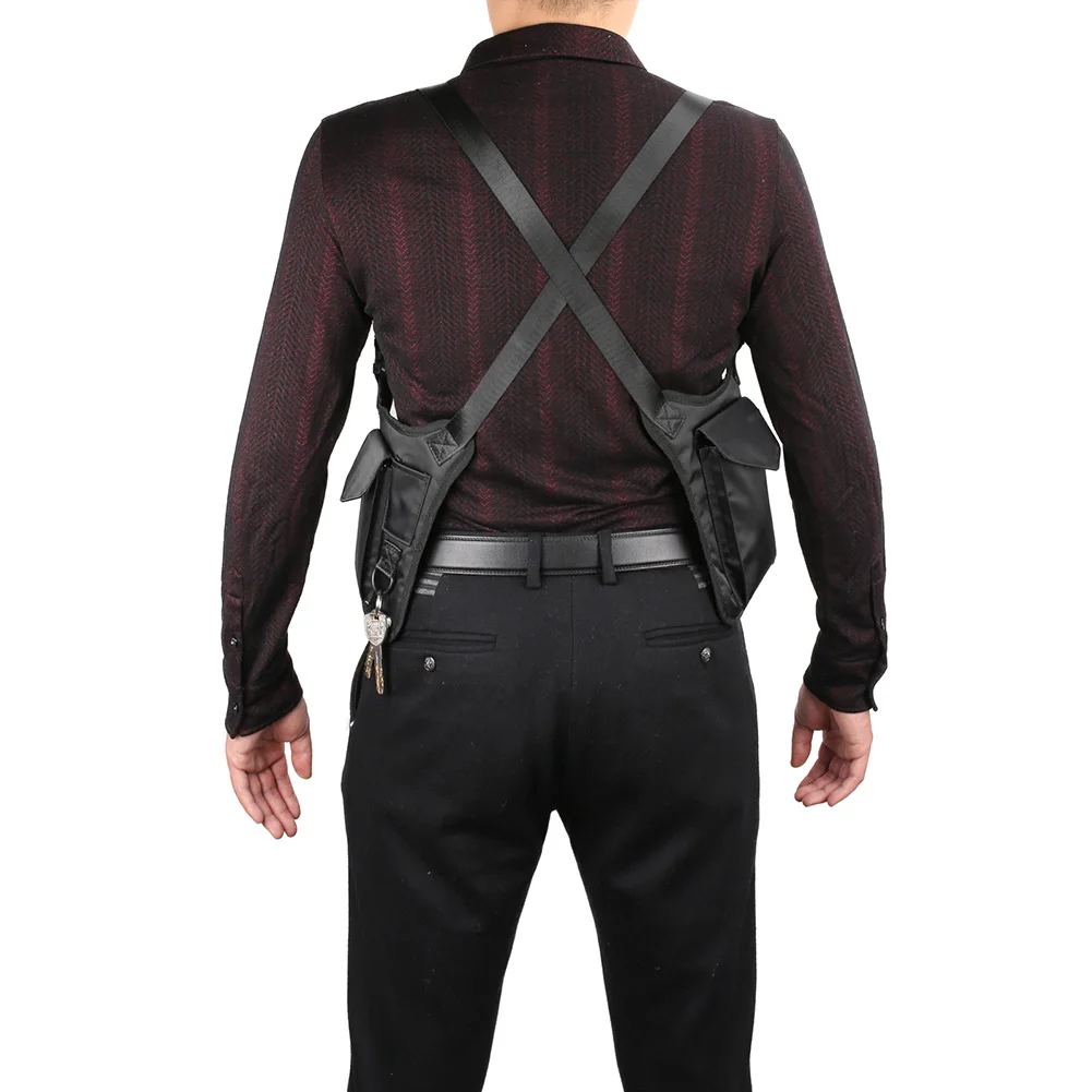 Bolsa de pecho antirrobo, bolsa táctica multifunción para pistola, funda para pistola, funda para tarjeta de teléfono, cartera, bolso de hombro para axila - imagen 5