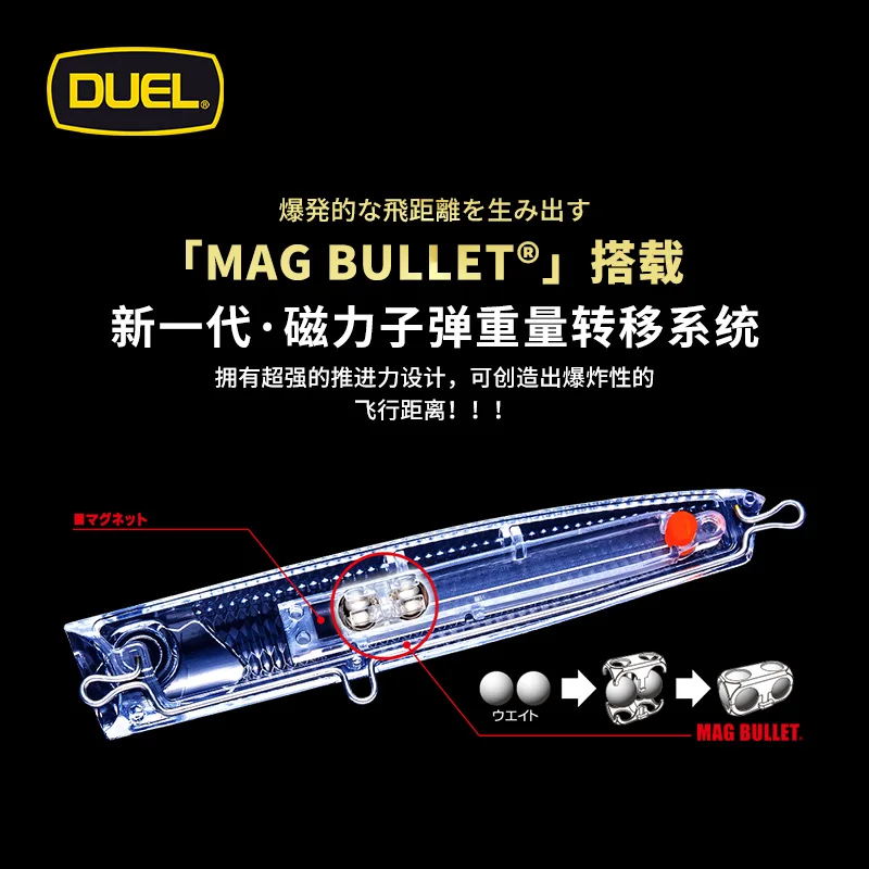 Duel Pop Hard Bait flotante Spray Ocea fundición pesca atún señuelo cebo artificial - imagen 2