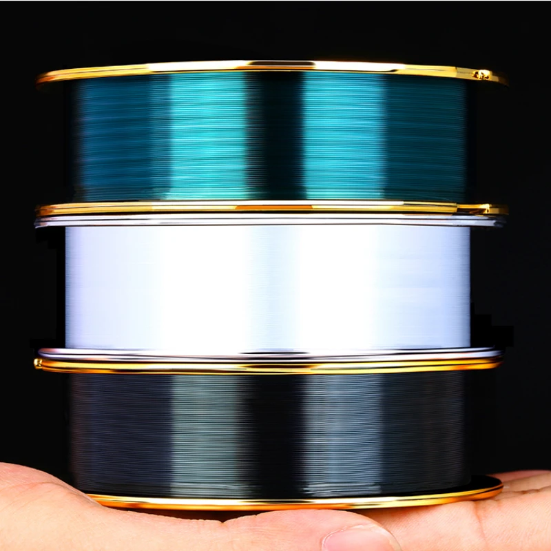 Línea de Pesca de nailon superfuerte, hilo frontal multifilamento de fluorocarbono, 120M - imagen 2