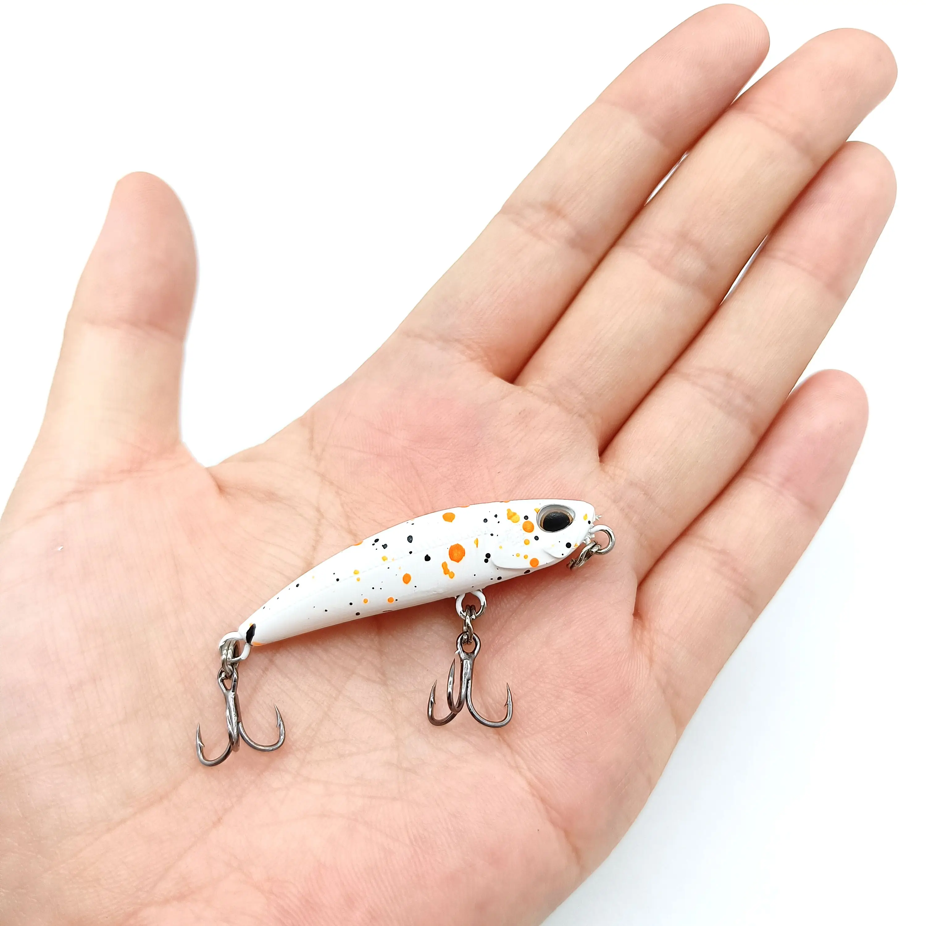 DUODUOYU-Mini señuelo de pesca de lápiz que se hunde, 5g/50mm, Wobbler, cebo de trucha de plástico duro Artificial, accesorios de pesca, 1 ud. - imagen 4