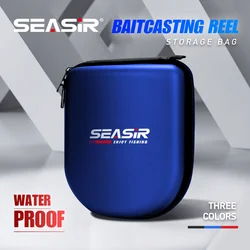 SEASIR Bolsa de carrete de pesca Baitcasting EVA, carretes de tambor de fundición de cebo, funda protectora, bolsa de rueda de pesca izquierda/derecha