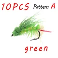 10PCS A Green