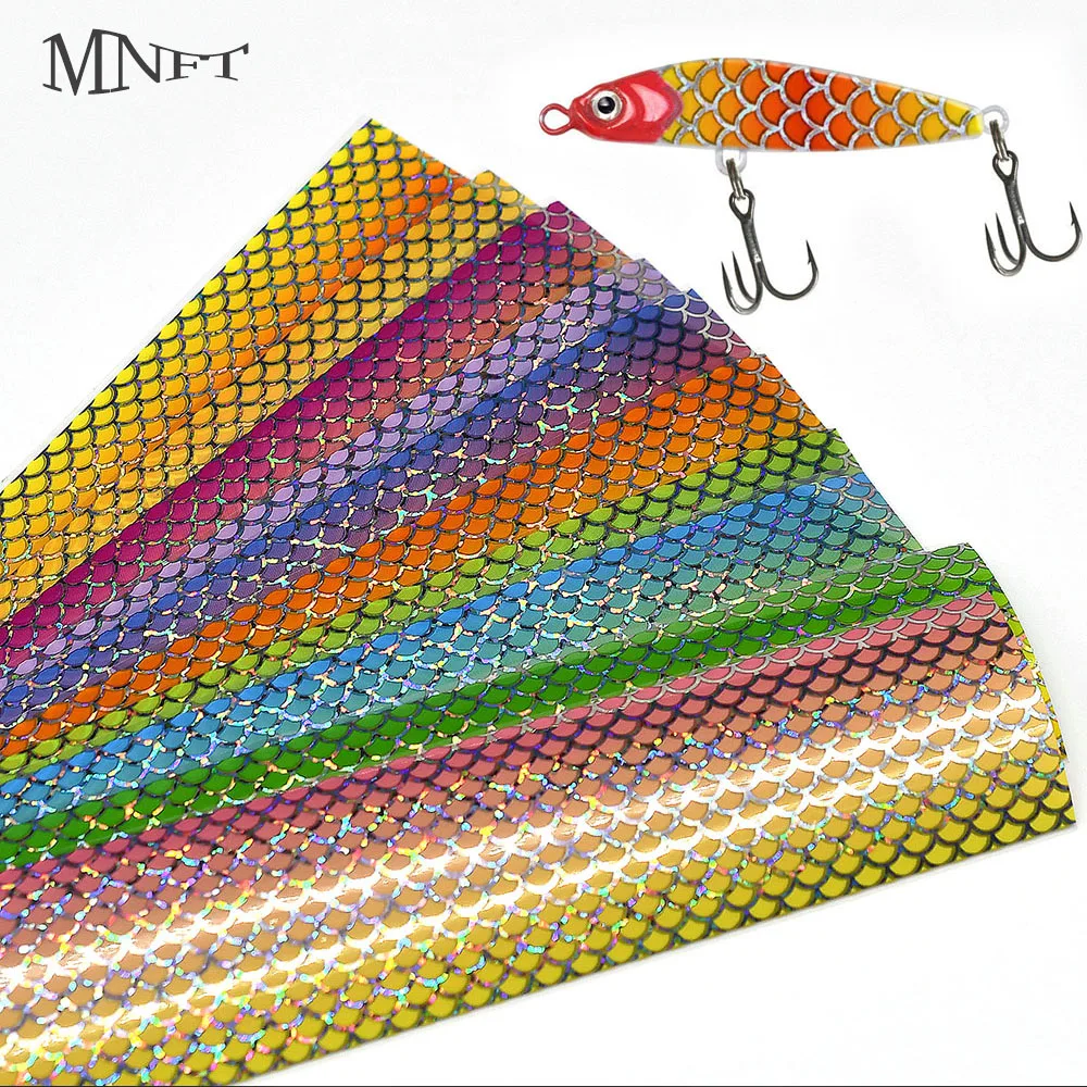 Señuelo escamas de pescado láser – colores vibrantes para pesca DIY