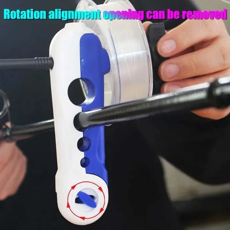 Equipos de pesca, herramientas de bobinado, enrollador de sedal de pesca, carrete giratorio portátil para Baitcasting, máquina de carrete de línea ABS para carpa - imagen 3