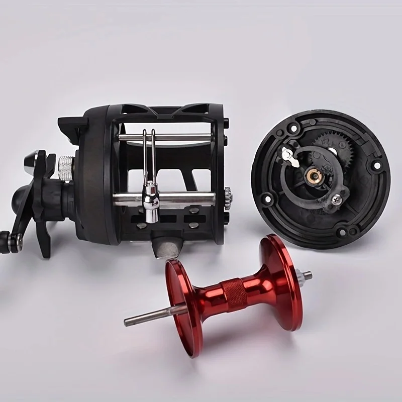Carrete de pesca con sistema de arrastre de carbonita, marco ligero resistente a la corrosión, carrete de Baitcasting - imagen 3
