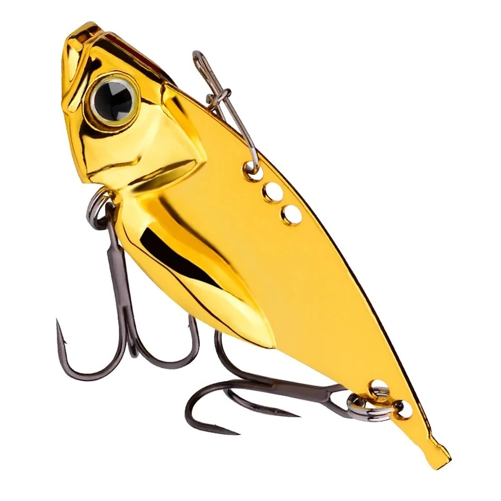 Cebo de cuchara de Metal, 5g, 7g, 10g, 15g, 20g, señuelo giratorio de pesca, cebo Artificial duro, Lucio, Spinnerbaits, aparejos de pesca, 1 ud.