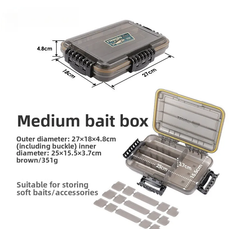 Caja Luya con placa ondulada – Almacenaje para señuelos Mino - imagen 3