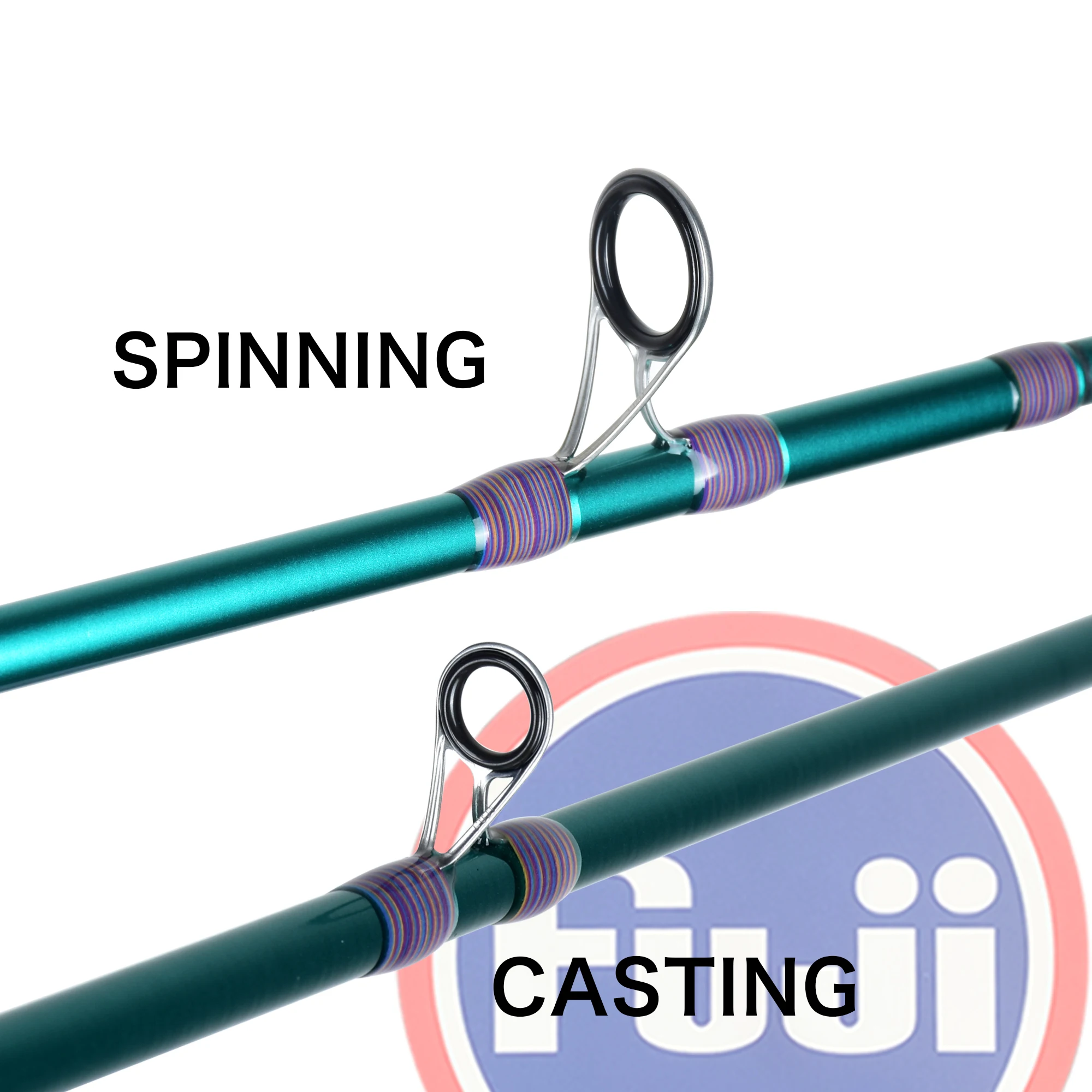 BIUTIFU Spinning Casting Traveller Mini cañas de pescar con señuelo de carbono guías Fuji acción 5-30g rápido ultraligero Baitcasting trucha poste - imagen 3