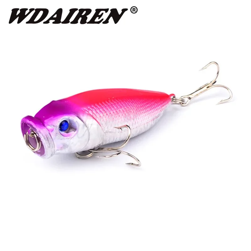1 Pc Topwater Popper cebo duro señuelo de pesca 6,5 cm 9,2g Swimbaits Wobblers Crankbaits aparejos de pesca Minnow