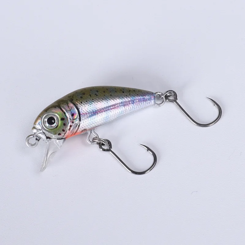 4 Uds 4CM/2,5G pequeño Jerkbait Minnow Señuelos de Pesca cebo duro artificial Lucio Mini peces Wobblers Pesca Crankbait Pesca de carpa - imagen 4