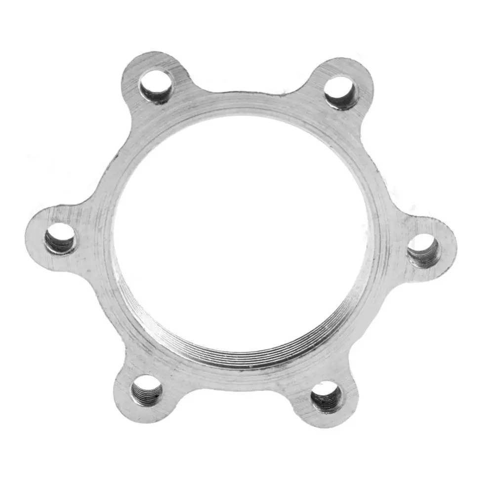 Rueda libre para bicicleta, accesorios para bicicleta, Rotor de freno de disco de 44MM/48MM, frenos de disco roscados, freno de disco modificado, adaptador de brida de 6 pernos - imagen 2