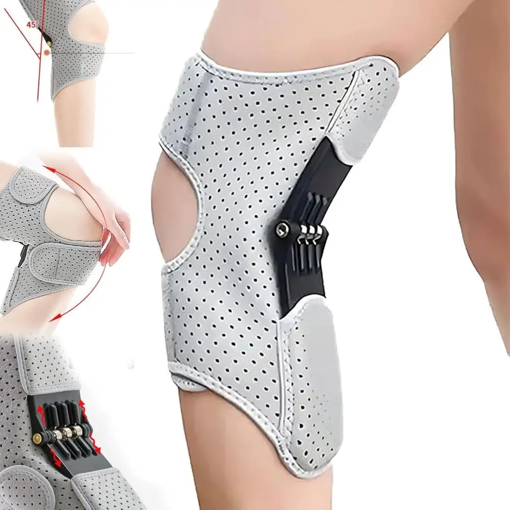 New with Powerful Rebound Springs Knee Assistive Device Breathable Non-Slip Knee Booster Adjustable Brace Joint Support - imagen 2