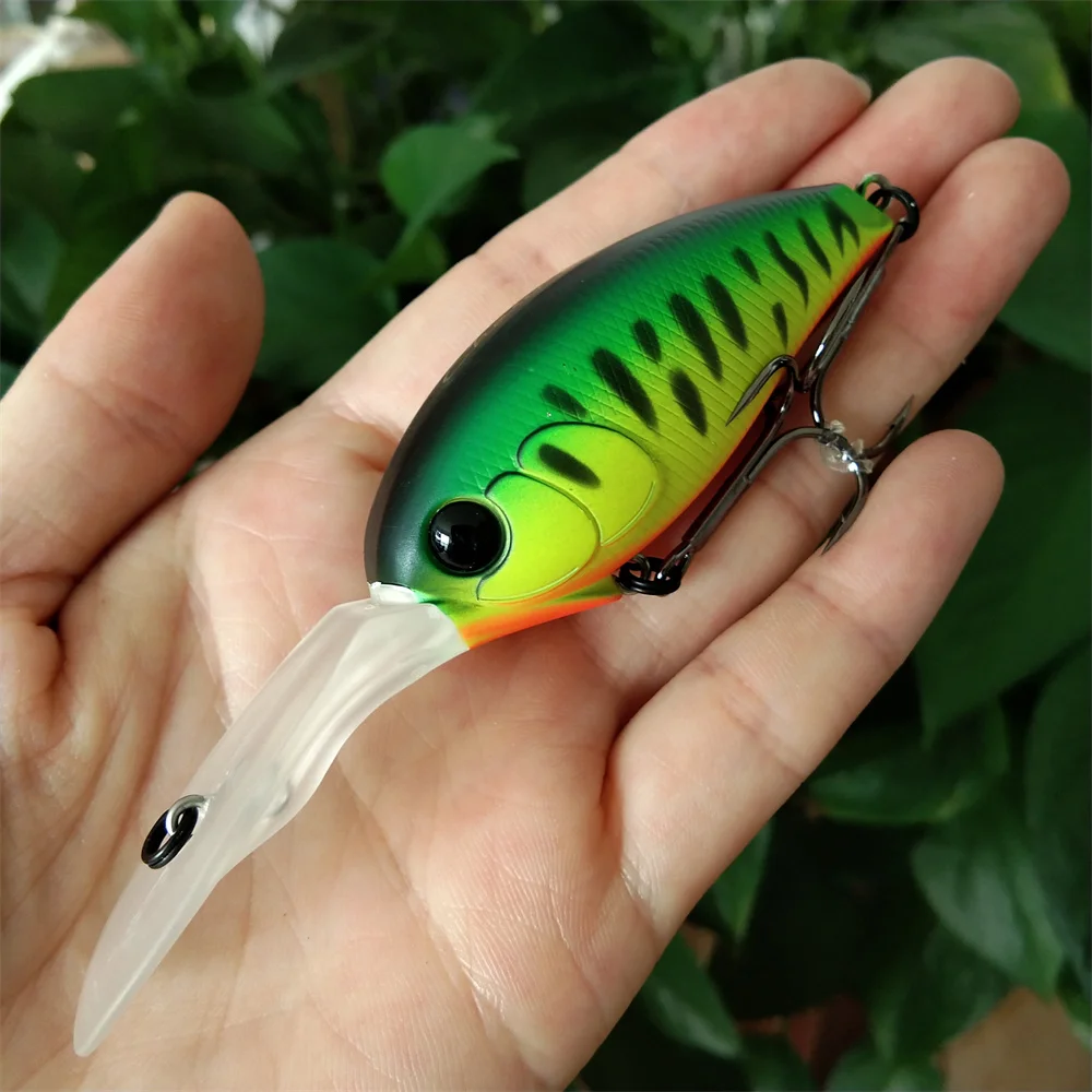 TSURINOYA-señuelo de pesca flotante, cebo duro Artificial Crazy Wobbler, manivela de fundición larga, 3 piezas, 60mm, 16,6g, 0-3m - imagen 5