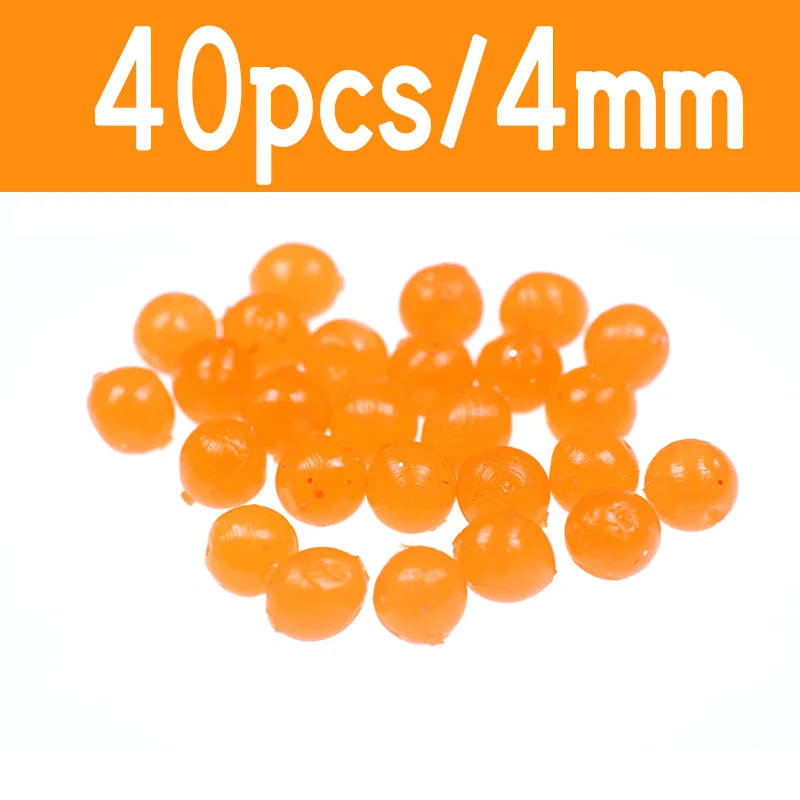 40pcs 4mm orange