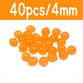 40pcs 4mm orange