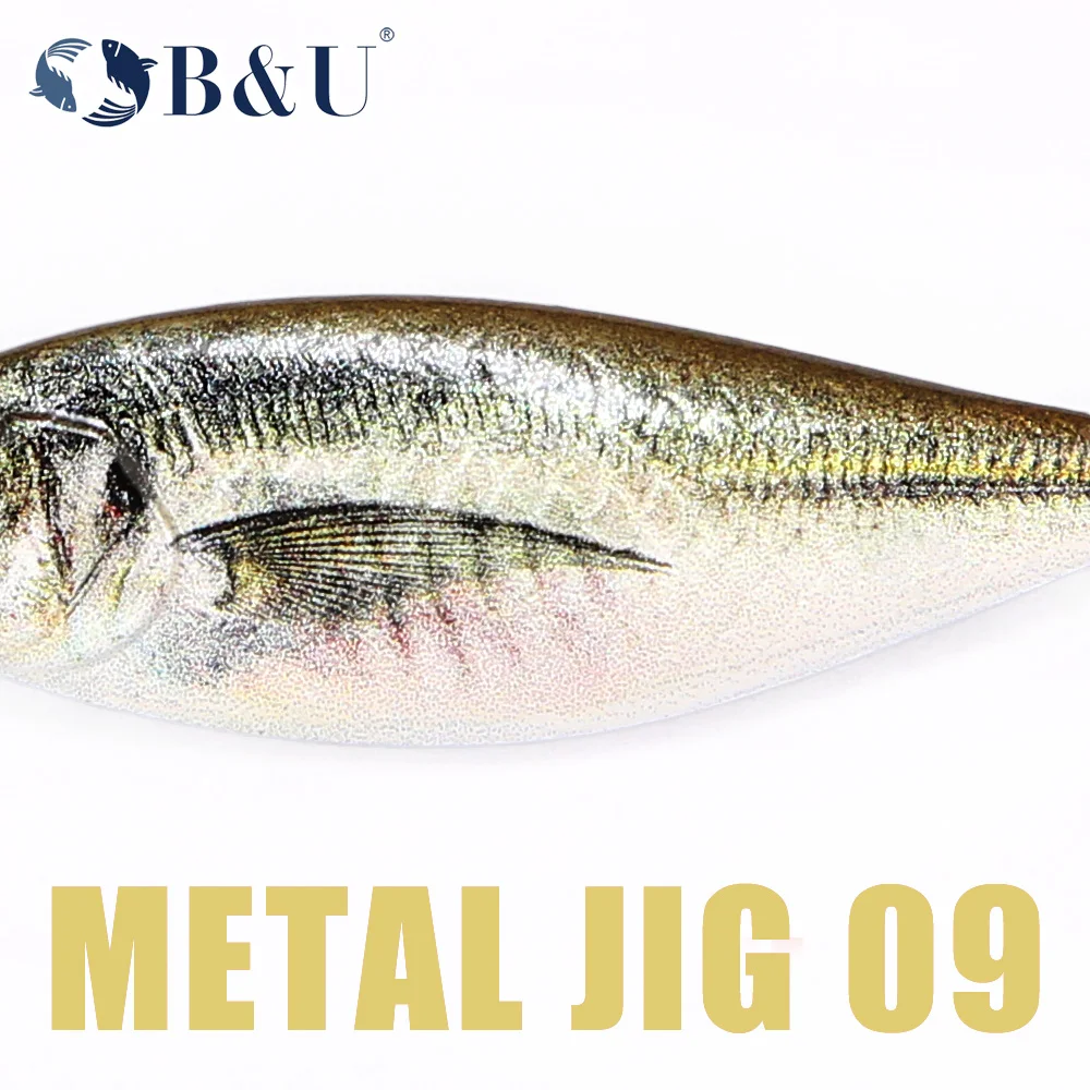 Señuelo VIB metálico B & U – Cuchara giratoria con ojo 3D láser - imagen 5