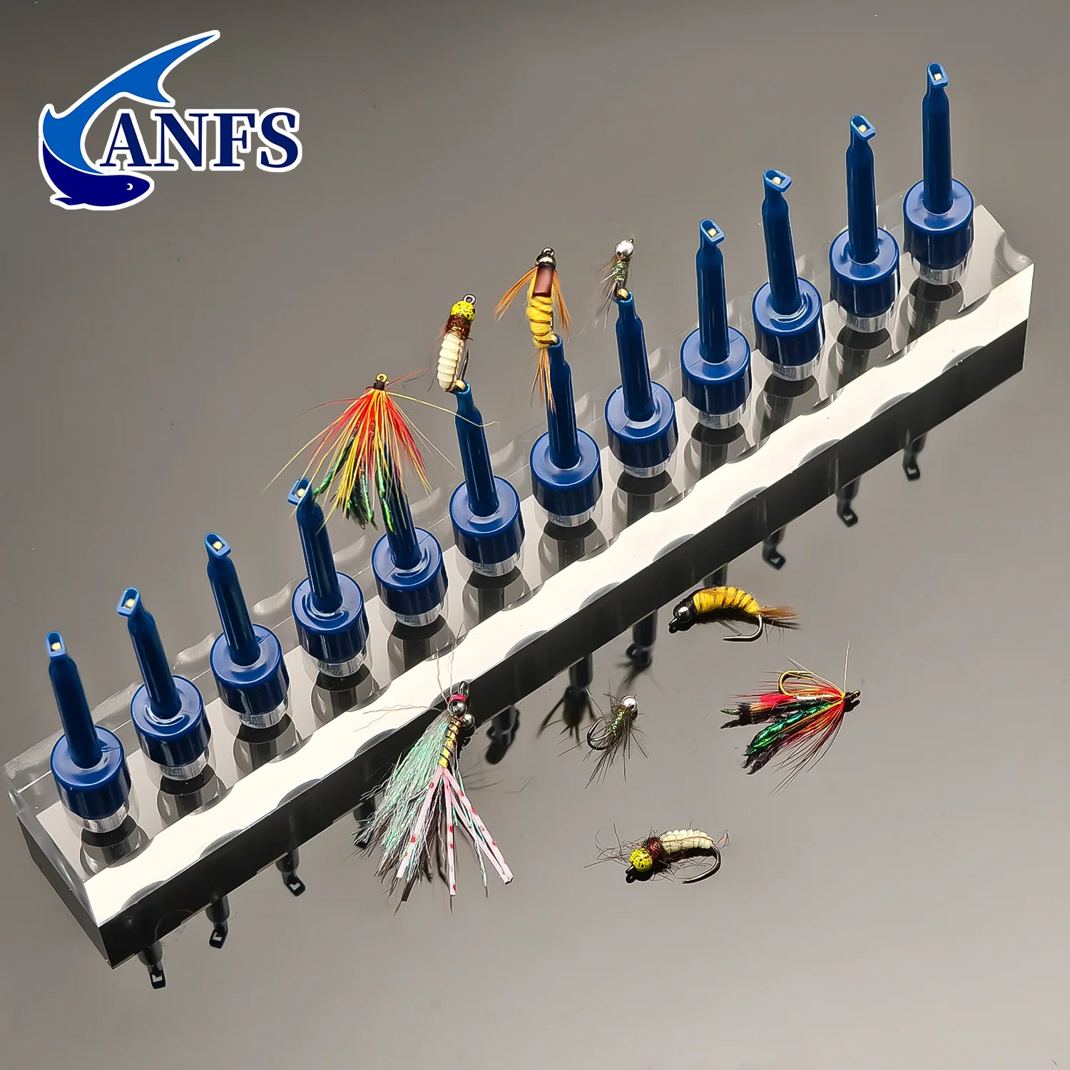 Soporte para exhibición de señuelos ANFS con clips de anzuelo - imagen 4