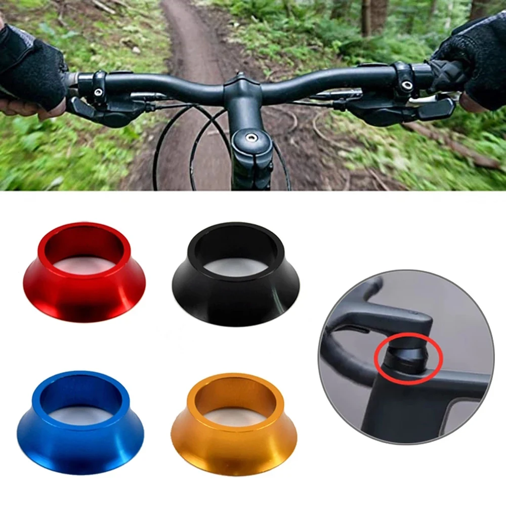 Horquilla delantera de bicicleta de aleación, auriculares para bicicleta de carretera, arandela cónica, auriculares para bicicleta, arandela para horquilla de bicicleta, espaciadores para auriculares de bicicleta - imagen 3