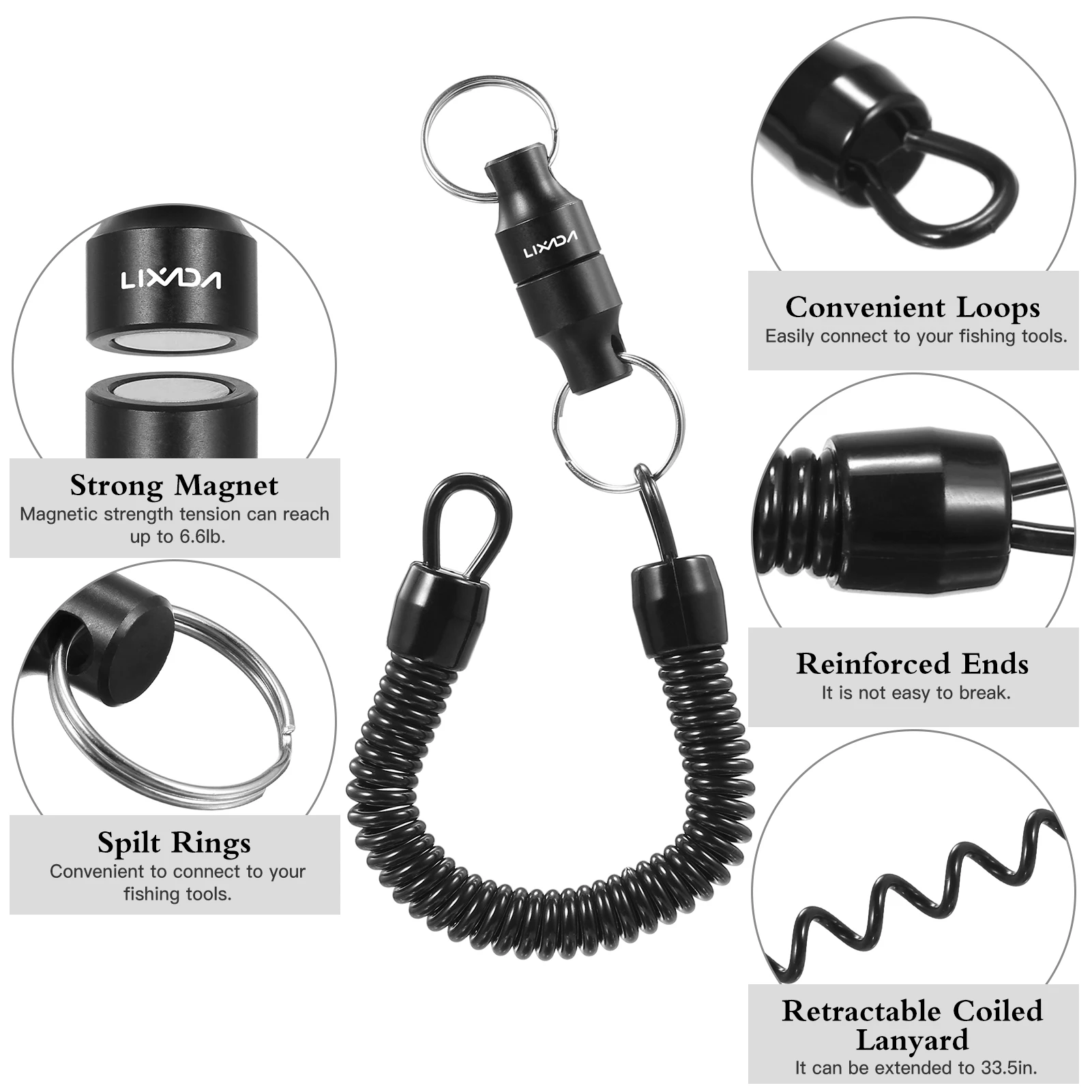 Conecte y administre fácilmente sus herramientas de pesca con esta llave magnética versátil