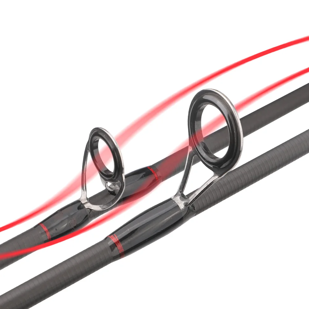ROLLFISH 2 puntas Power M/L caña de pescar con señuelo de fibra de carbono 1,68-2,7 m señuelo WT 4-30g caña de lubina de agua dulce y salada de alta calidad - imagen 5