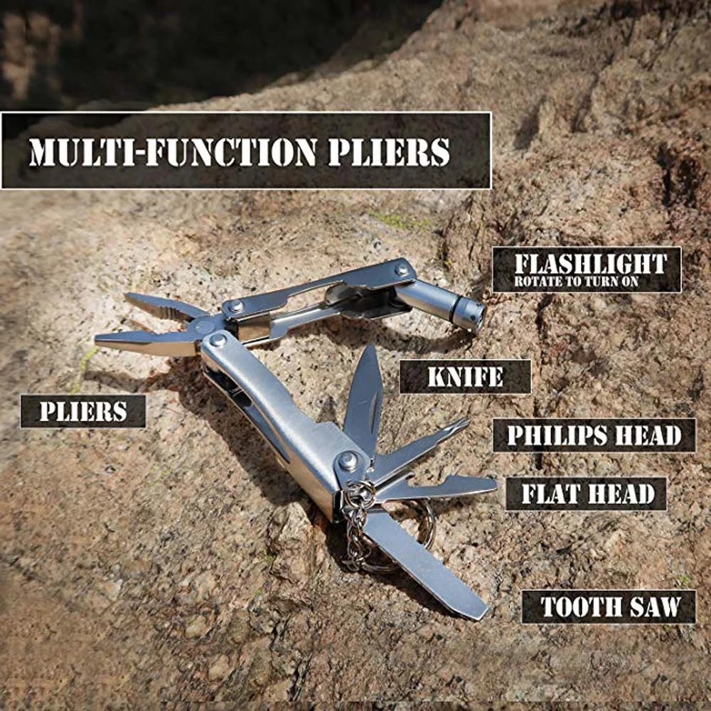 Kit de supervivencia multifunción para aventuras al aire libre, botiquín de primeros auxilios de emergencia SOS, herramienta de supervivencia para viajes, Camping, senderismo, caja de herramientas de caza - imagen 4