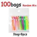 100 bags mix color