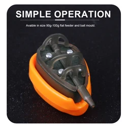 FTK Moldes Feeder Quick Release para Pasta de Carpa, 2 Unidades