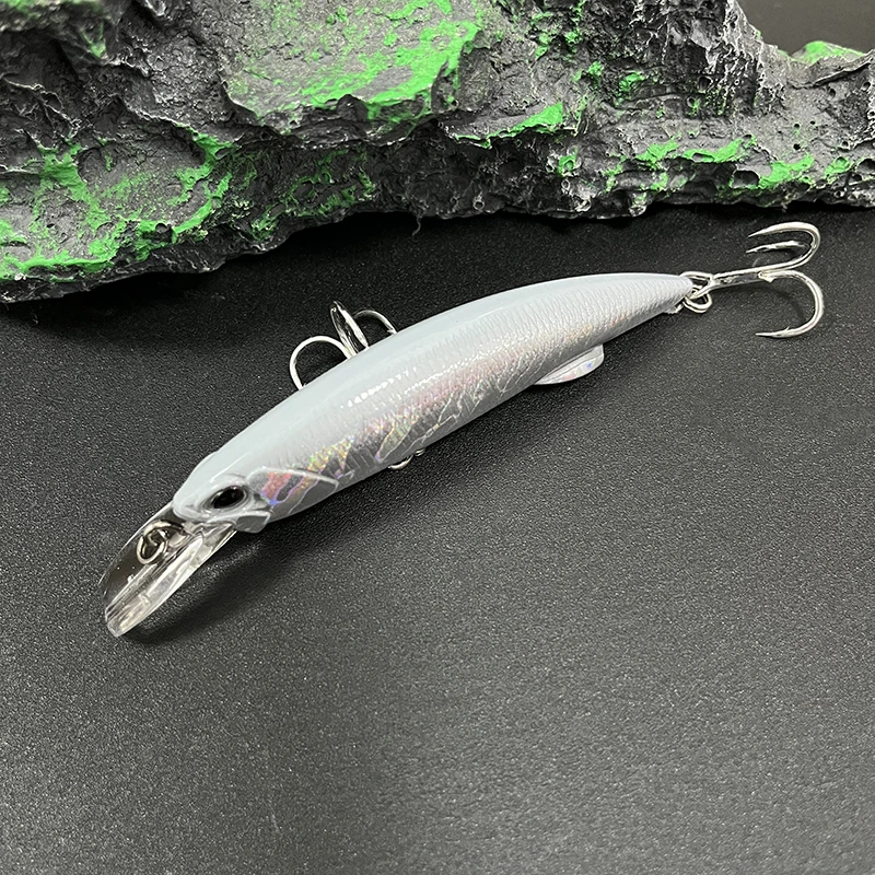 Señuelo Minnow Wobbler hundimiento pesado – Plástico duro japonés - imagen 3
