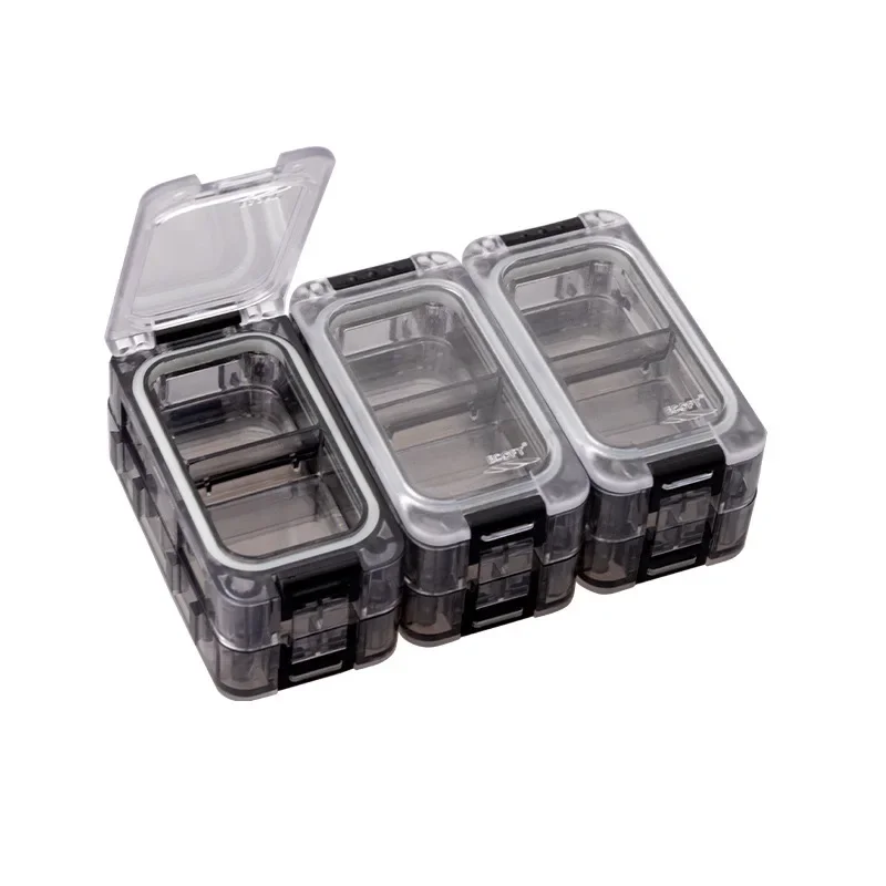Caja de almacenamiento de cubo de Rubik ECOFT, caja luminosa sellada, impermeable, paquete de seis dispositivos de pesca Luaji con partición - imagen 5