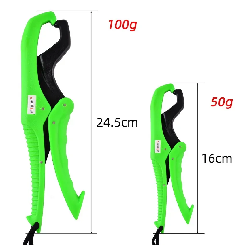 Aorace 16/24cm pinza de labio de pescado agarre lubina trucha ABS alicates de pesca controlador de engranaje herramienta de pesca aparejos herramientas de pesca de plástico - imagen 4