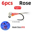 6pcs Rose A