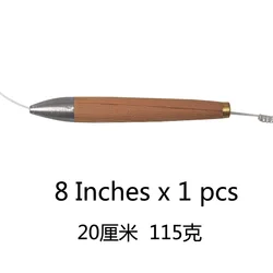 Señuelos de pesca con tapón de cedro de madera, barco de agua salada, anzuelo de pesca de atún marino para Mahi Marlin Wahoo, aparejos de pesca de atún de gran juego