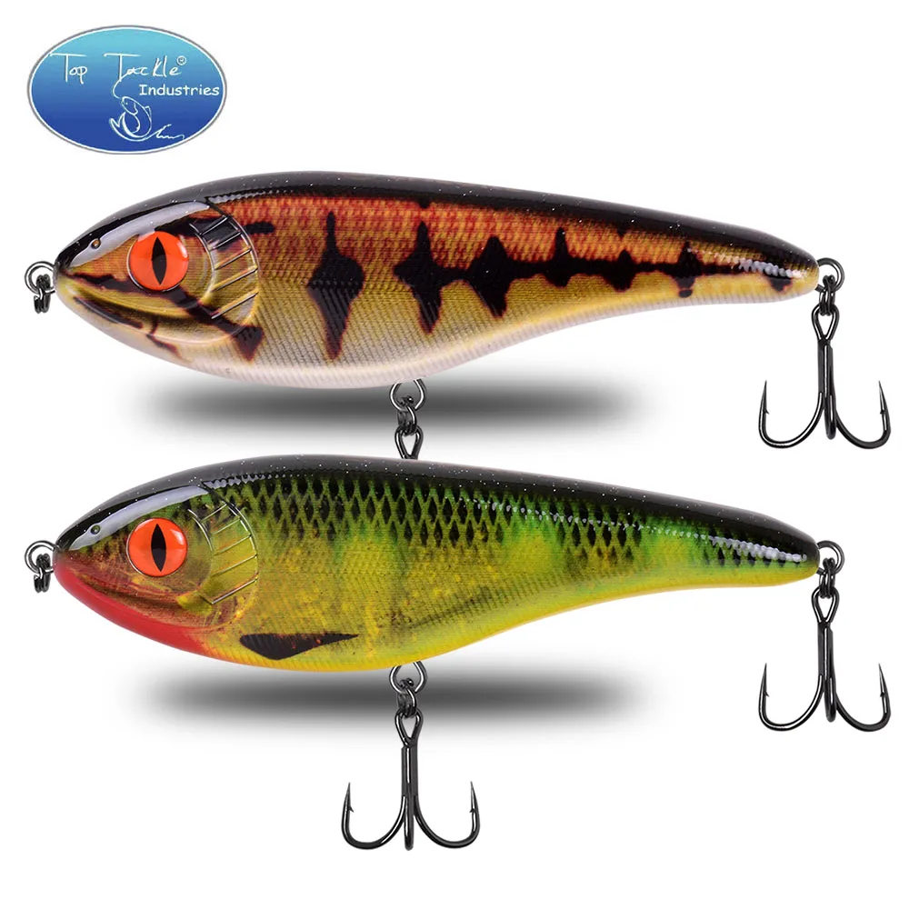 CF FISHING 68mm/78mm/90mm/105mm cebo Jerk de hundimiento lento señuelo de pesca Artificial de alta calidad para Bigmuskie Pike Bass - imagen 2