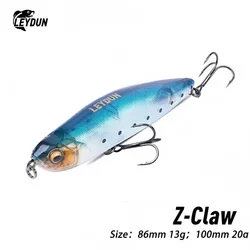 LEYDUN Z-Claw Stickbait Flotante – Señuelo superficie acción Walk The Dog