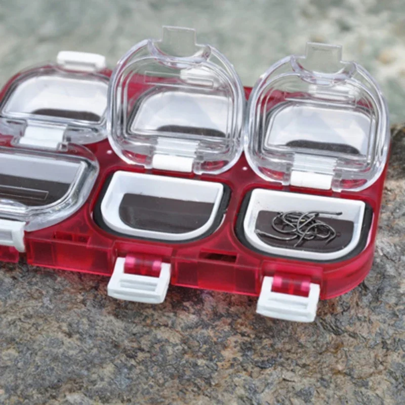 Bueno como MEIHO pesca al aire libre caja de aparejos de alta calidad señuelos ganchos caja de almacenamiento de cebos para accesorios de pesca de carpa lubina - imagen 3