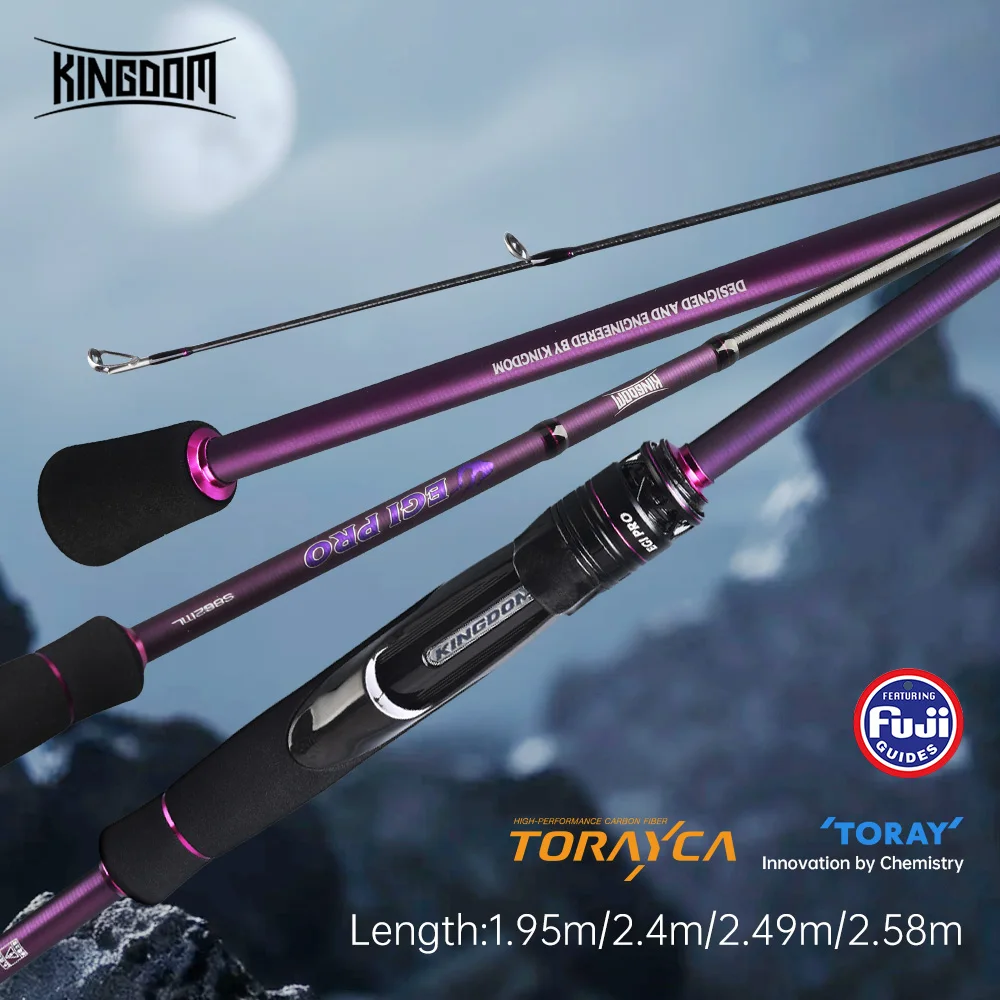 Caña Spinning Kingdom Shore – Punta Fuji Titanio para lance largo - imagen 4