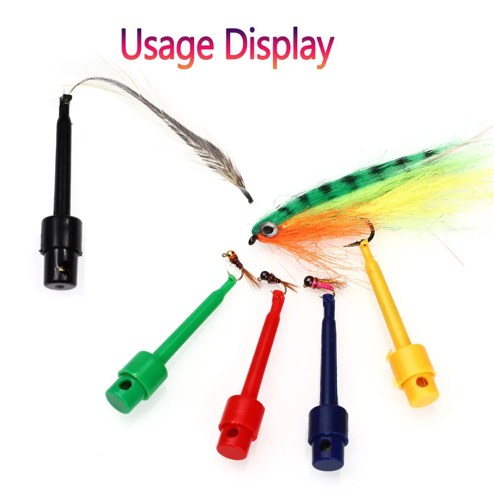 Bimoo Hackle Clips - Alicates de punta larga para atado de moscas - imagen 5