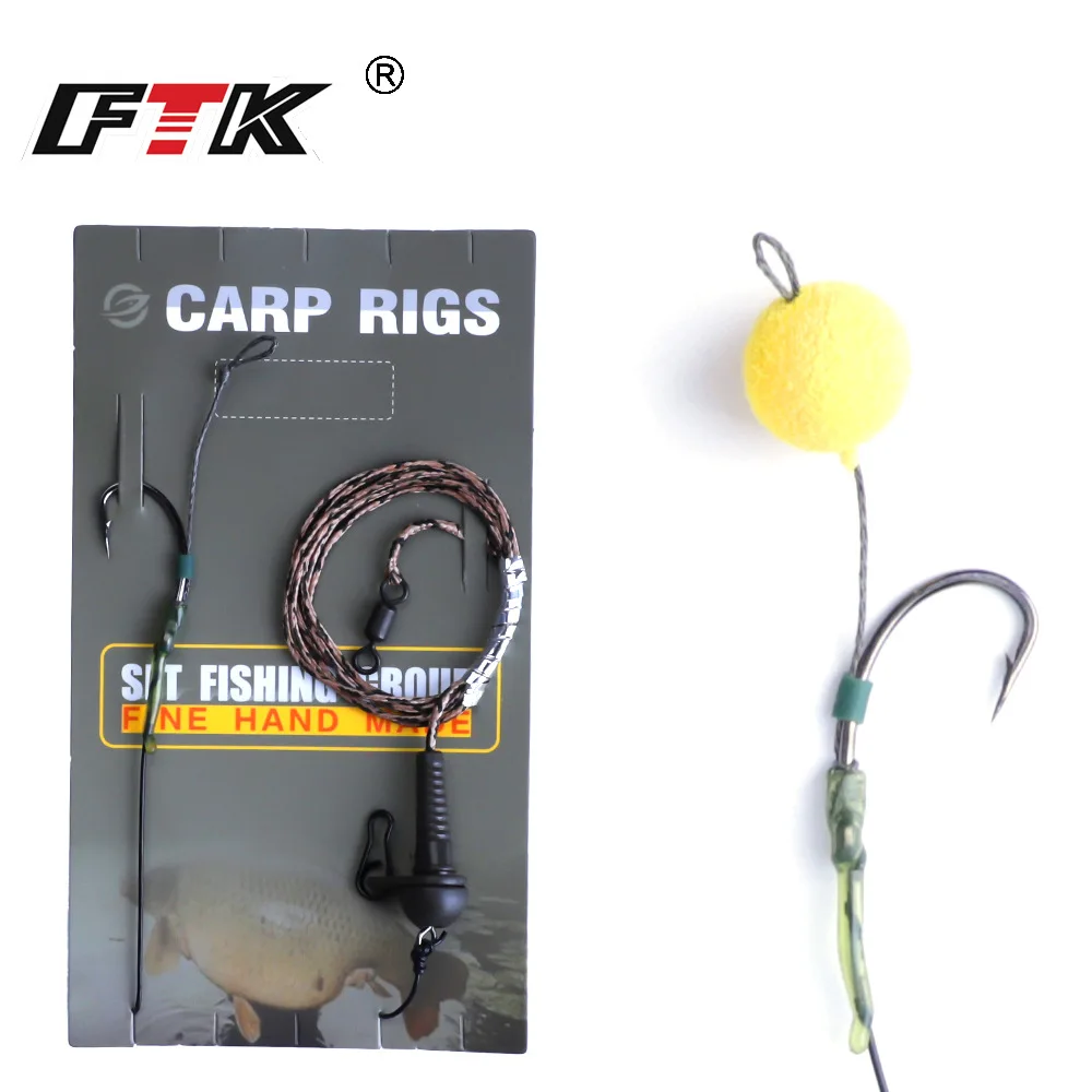 Herramienta de aparejo de pelo de pesca, línea de trenzado, aparejo de anzuelo de púas, terminales atados a mano, aparejos de pesca duraderos