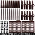 BROWN-42pcs