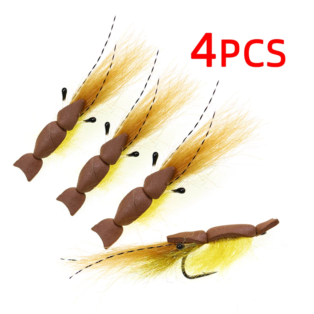 4pcs Brown