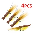 4pcs Brown
