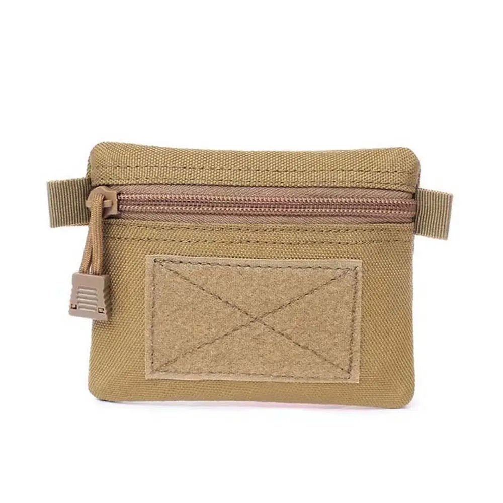 Bolsa de utilidad compacta con bolsillo delantero y cierre de cremallera