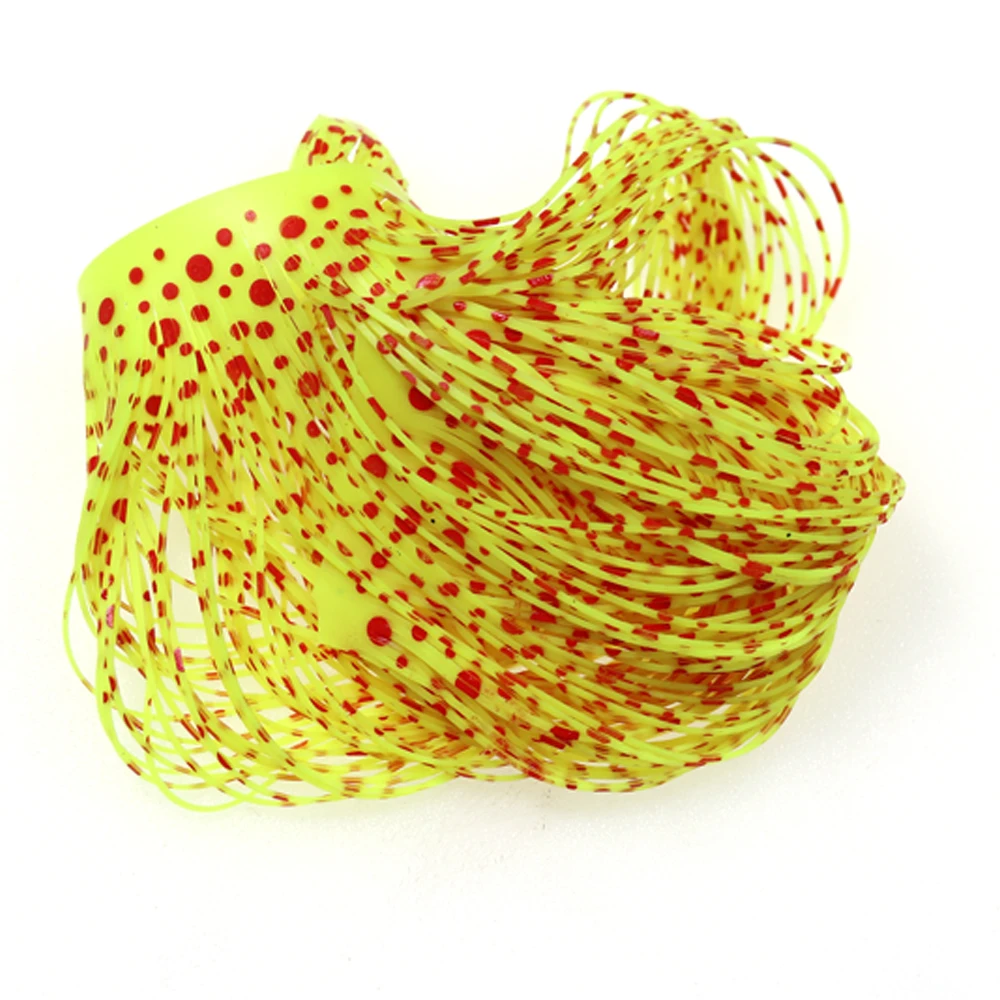 Wifreo, 1 pieza, atado de moscas, Grizzly, goma barrada, Material de piernas aleteadas, faldas planas de silicona, cuerda para tejer, serpentina, moscas Popper - imagen 5