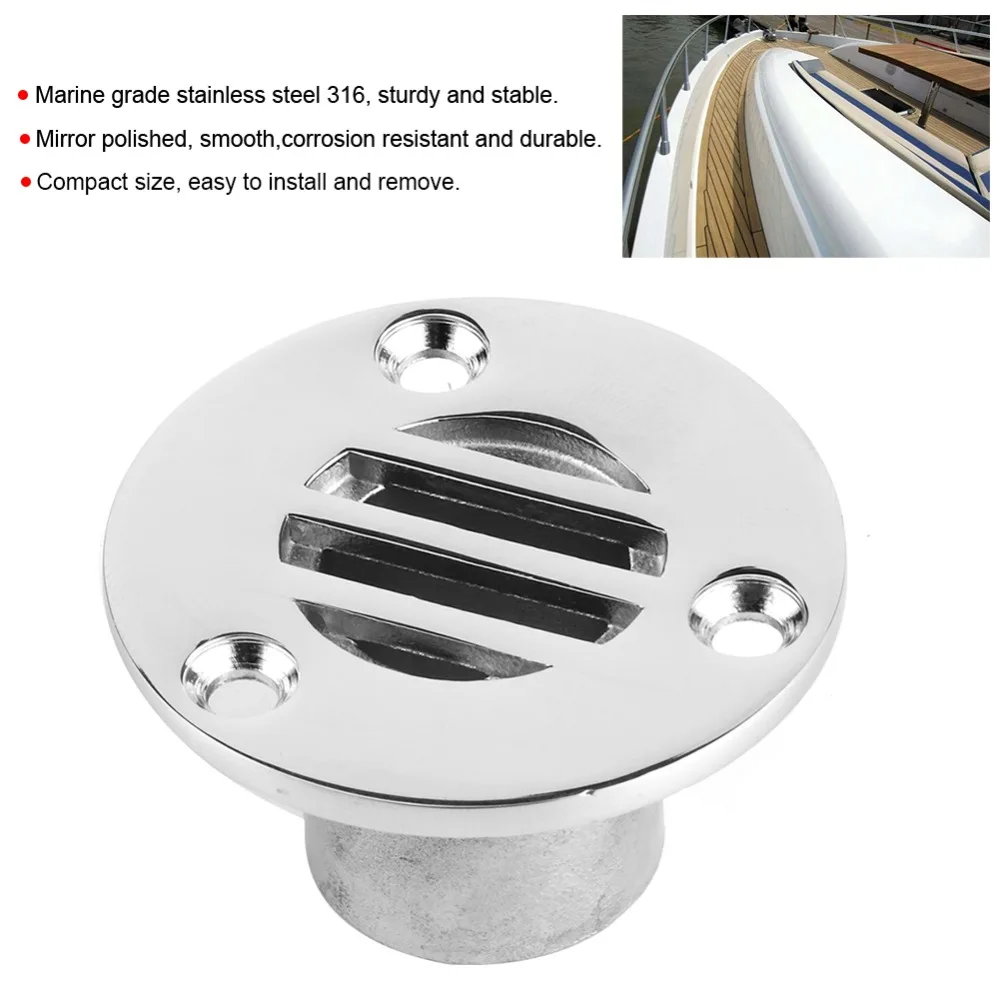 Desagüe de suelo de acero inoxidable 316, cubierta de drenaje impermeable, cubierta de imbornal de drenaje de cubierta, cubierta de imbornal - imagen 3