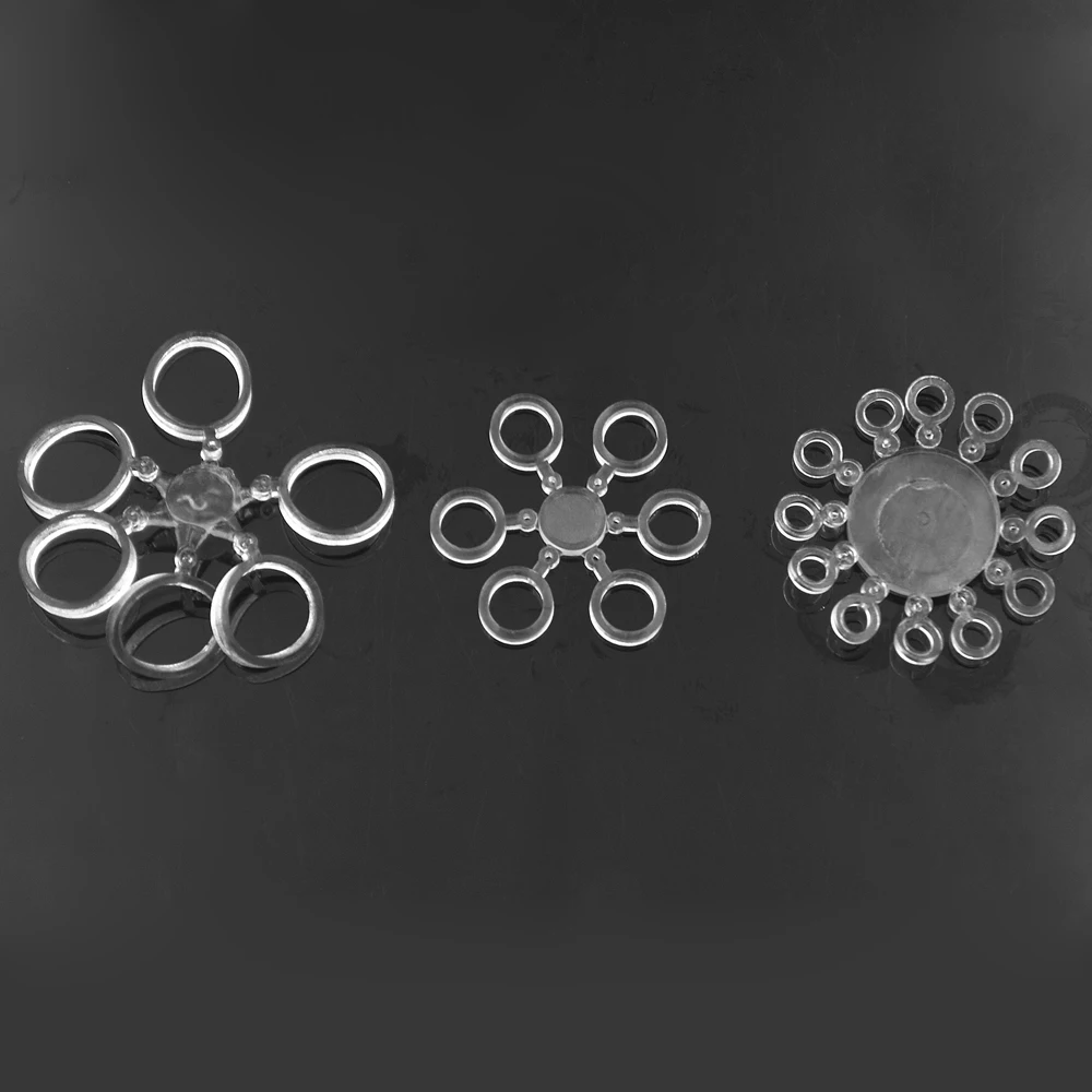 MNFT 600Pcs Carp Fishing Baitbands Transparent Elastic Fishing Boilie Pellet Bands Baits Bander/Holder/Stretcher Terminal Tackle - imagen 5