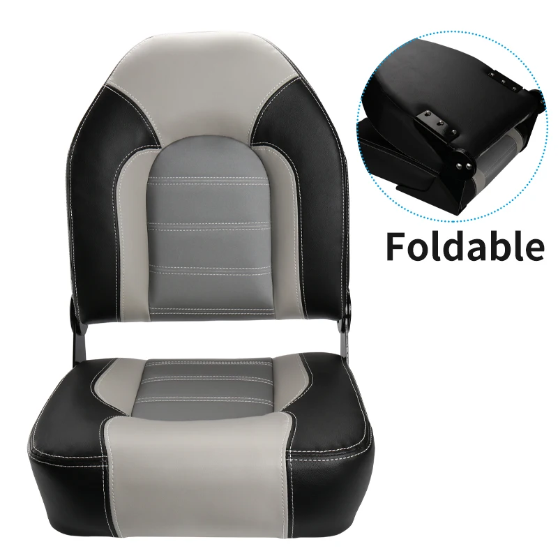 Asientos de barco de pesca de PVC, tumbona de vapor, asiento de barco Lancha marino de fundición profesional, muebles de barco cómodos y resistentes al agua - imagen 2