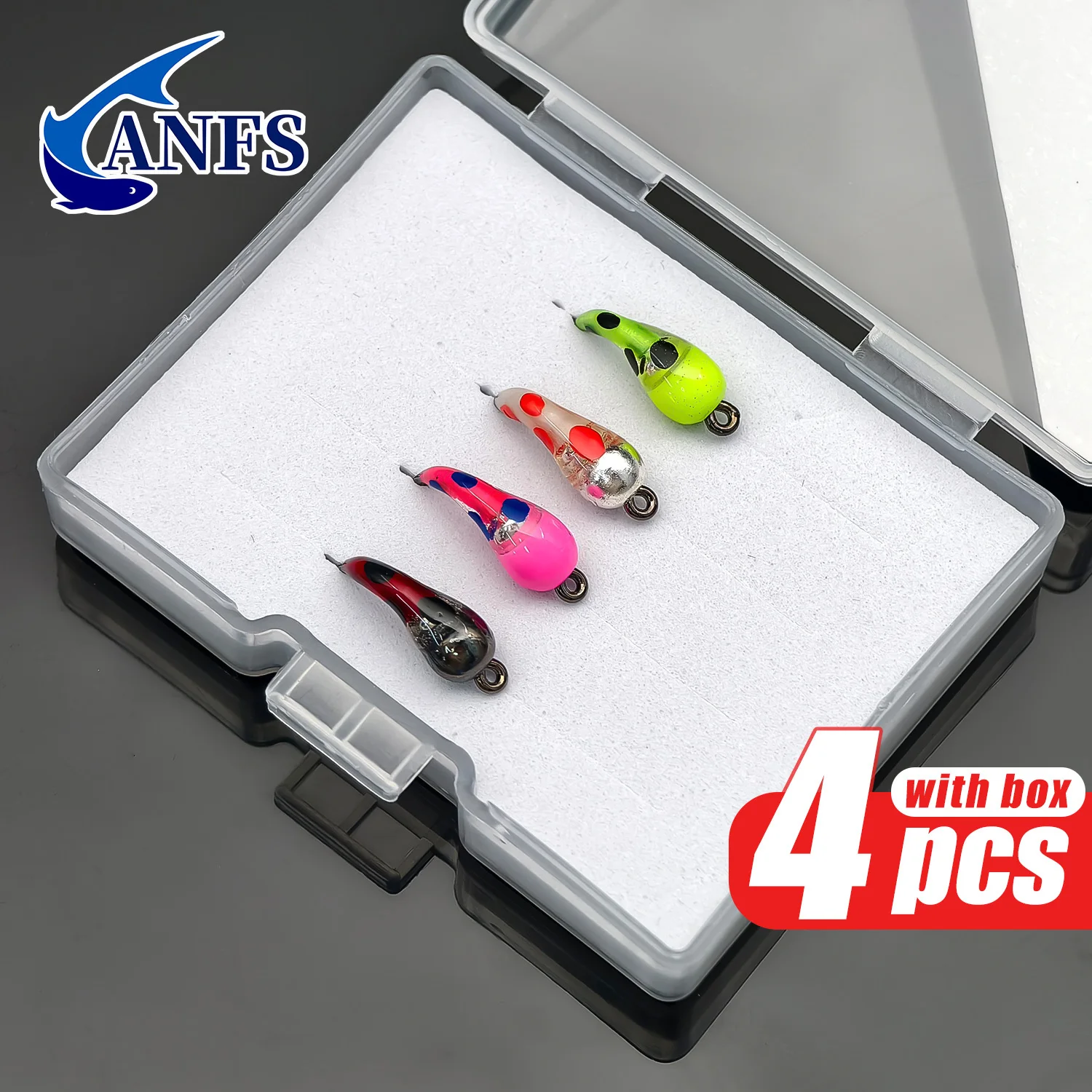Ninfas Midge ANFS para Pesca en Hielo – Artesanales - imagen 3